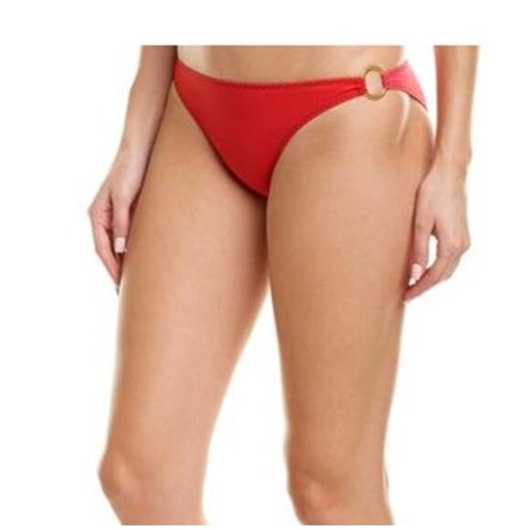 STELLA MCCARTNEY Women's Pink and Red Color Block Swimwear Bottom XS NWT - Picture 1 of 4